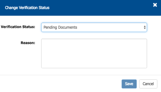 change status